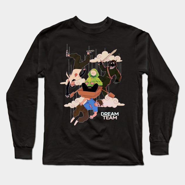 Dream Team Falling For Boat Strats Long Sleeve T-Shirt by SaucyBandit
